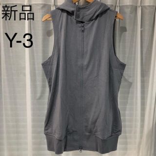 ワイスリー(Y-3)の初売り☆ 新品 定価27500円 Y-3 ノースリーブパーカー フーディ(パーカー)