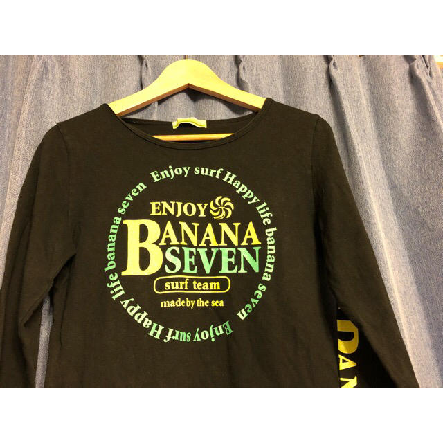 877*7(BANANA SEVEN)(バナナセブン)の❤️⑦ BANANA SEVEN バナナ セブン ロンT 長袖 シャツ❤️ レディースのトップス(Tシャツ(長袖/七分))の商品写真