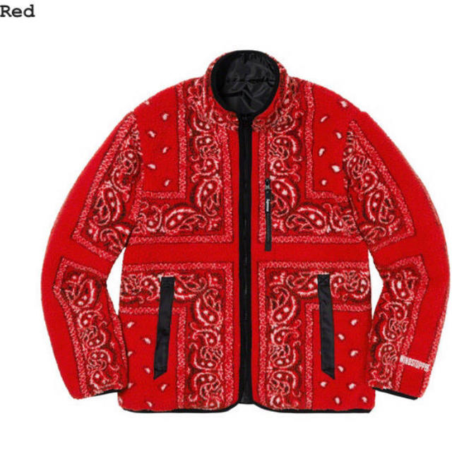 Supreme Reversible Bandana Fleece Jacket