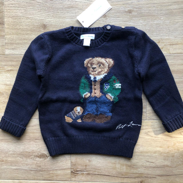 Ralph Lauren(ラルフローレン)のポロベア 新作　子犬　ニット　セーター キッズ/ベビー/マタニティのキッズ服男の子用(90cm~)(ニット)の商品写真