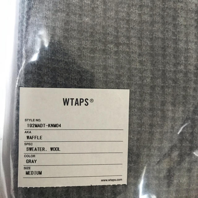 W)taps(ダブルタップス)のwtaps 19aw WAFFLE / SWEATER. WOOL メンズのトップス(ニット/セーター)の商品写真