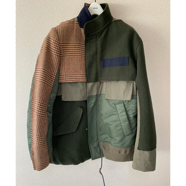 sacai 18aw Combo Fabrcis Blouson