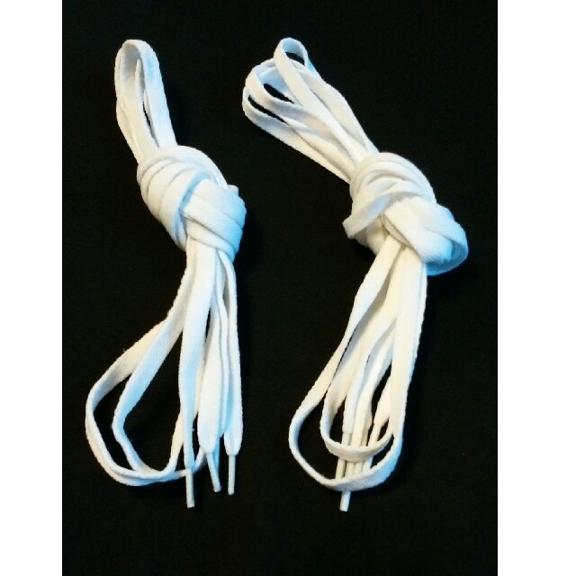 MUJI (無印良品)(ムジルシリョウヒン)の靴紐 白 2組 靴ヒモ その他のその他(その他)の商品写真