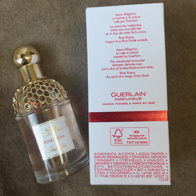 GUERLAIN(ゲラン)の美品！ゲラン アクアアレゴリア　ローザロッサ Rosa Rossa コスメ/美容の香水(香水(女性用))の商品写真