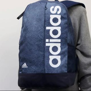 アディダス(adidas)のadidas☆ロゴリュック☆バックパック☆デニム風(バッグパック/リュック)