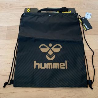 ヒュンメル(hummel)の専用‼️ヒュンメル　ジムサック  ナップサック　ブラック(バッグパック/リュック)