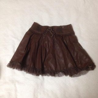 アクシーズファム(axes femme)のaxes♡フェイクレザースカート(ミニスカート)