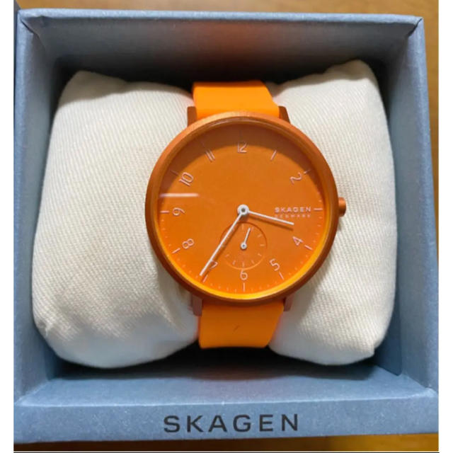 SKAGEN(スカーゲン)のスカーゲン 腕時計 ネオン オレンジ レディースのファッション小物(腕時計)の商品写真