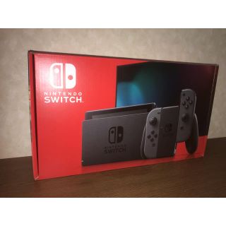 ニンテンドウ(任天堂)の任天堂　スイッチ　グレー　新品　未開封(家庭用ゲーム機本体)