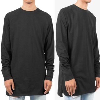 フィアオブゴッド(FEAR OF GOD)の新品☆mnml SPLIT BACK RAGLAN ロング丈 Tシャツ(Tシャツ/カットソー(七分/長袖))