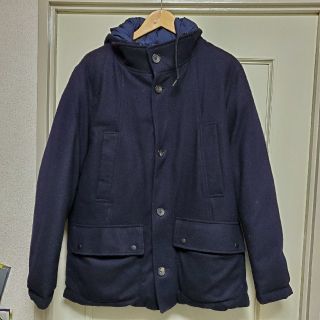 ユニクロ(UNIQLO)のユニクロ +J リバーシブル ダウンジャケット サイズXL 紺色/藍色(ダウンジャケット)