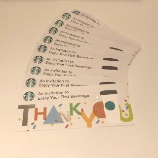 スターバックスコーヒー(Starbucks Coffee)のスターバックス ドリンクチケット 10枚セット(フード/ドリンク券)