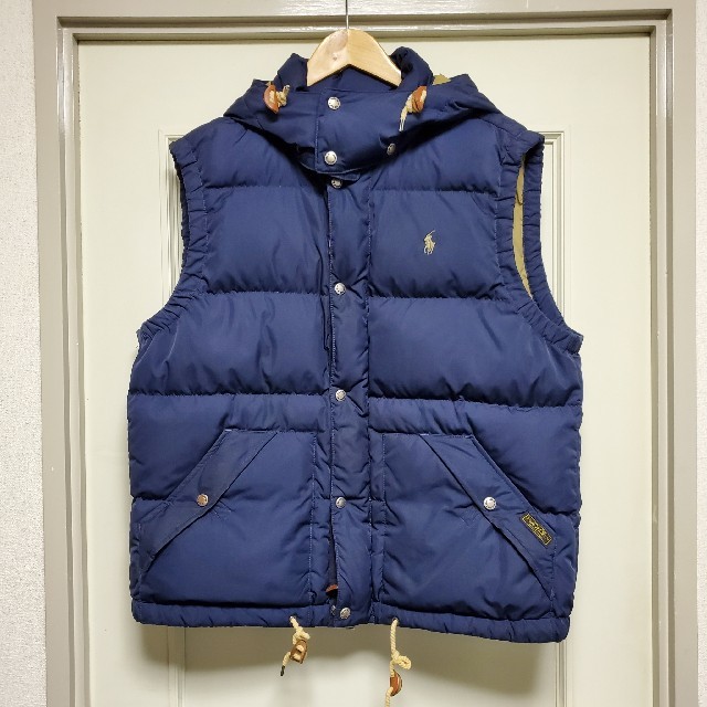 POLO RALPH LAUREN - ポロ ラルフローレン ダウンベストサイズL ネイビーの通販 by hissan7476's shop｜ポロラルフローレンならラクマ