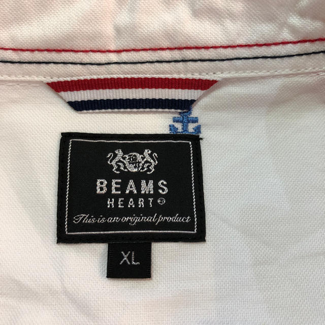 BEAMS(ビームス)のビームス　半袖シャツ　サイズXL 美品 メンズのトップス(シャツ)の商品写真