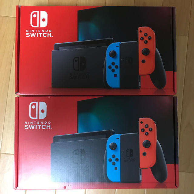 新型 Switch 本体 二台セット 新品・未開封 即発送 おまけ付