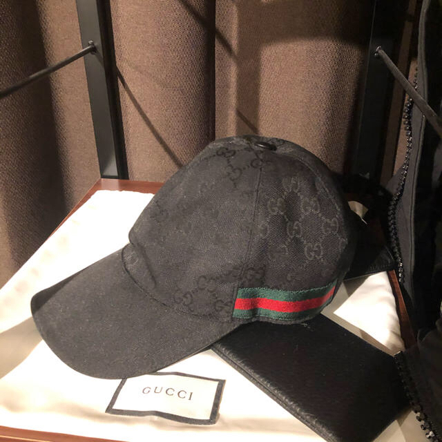 Gucci(グッチ)のsupreme様専用　Gucciキャップ※確実正規品※ メンズの帽子(キャップ)の商品写真