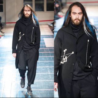 Yohji Yamamoto ロゴ点字コート | viratindustries.com