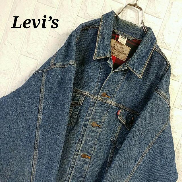 Levi's(リーバイス)のリーバイス 90s AUTHENTIC デニムジャケット Gジャン チェック柄 メンズのジャケット/アウター(Gジャン/デニムジャケット)の商品写真