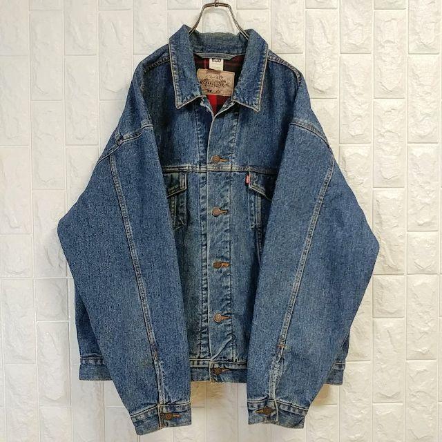 Levi's(リーバイス)のリーバイス 90s AUTHENTIC デニムジャケット Gジャン チェック柄 メンズのジャケット/アウター(Gジャン/デニムジャケット)の商品写真