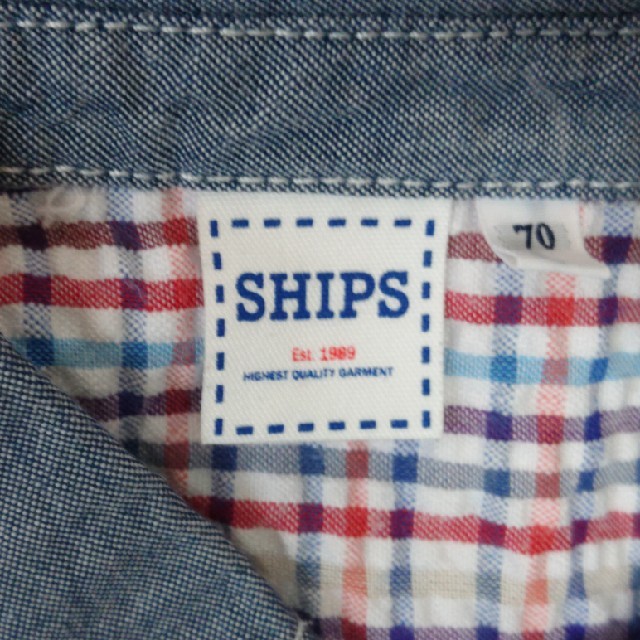 SHIPS(シップス)の80夏物セット キッズ/ベビー/マタニティのベビー服(~85cm)(ロンパース)の商品写真