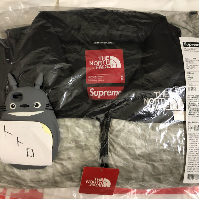 Supreme(シュプリーム)のsupreme x TNF Paper Print Nuptse Jacket メンズのジャケット/アウター(ダウンジャケット)の商品写真