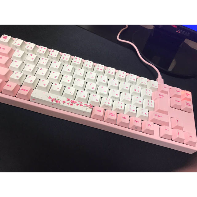 アミロ 桜キーボード 銀軸の通販 By パン屋になる予定だった ラクマ