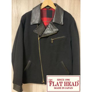 フラットヘッド(THE FLAT HEAD)のフラットヘッド 30’S ウール レザー ジャケット サイズ 40(レザージャケット)