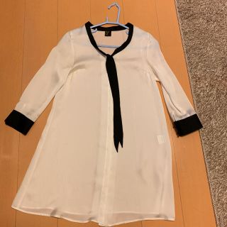 ダブルスタンダードクロージング(DOUBLE STANDARD CLOTHING)のモロコバー 美品 ブラウスワンピ(ミニワンピース)