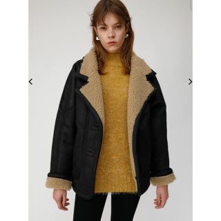 マウジー(moussy)のmoussy FAUX MOUTON DOLMAN ジャケット(毛皮/ファーコート)