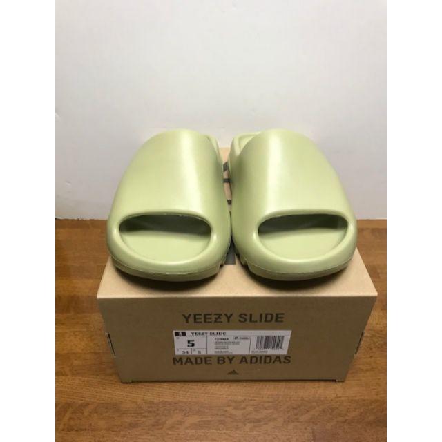 23.5 ADIDAS YEEZY SLIDE RESIN GREEN