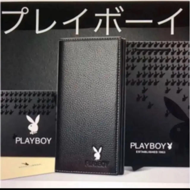 PLAYBOY(プレイボーイ)のプレイボーイ長財布  本革 新品 メンズのファッション小物(長財布)の商品写真