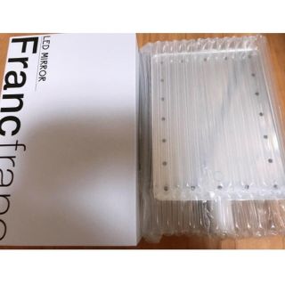 フランフラン(Francfranc)の【はな様専用】francfranc LED MIRROR(ミラー)