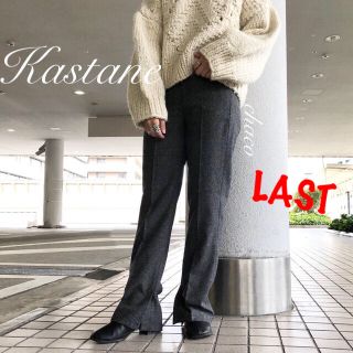 カスタネ(Kastane)の新作❄️¥7150【Kastane】ネップスラックスパンツ (カジュアルパンツ)