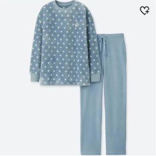 ユニクロ(UNIQLO)の新品 ユニクロ ディズニー フリースセット M(ルームウェア)