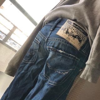 ディオール《ロゴ刺繍テープ》ボーイフレンド デニム パンツ ジーンズ ...