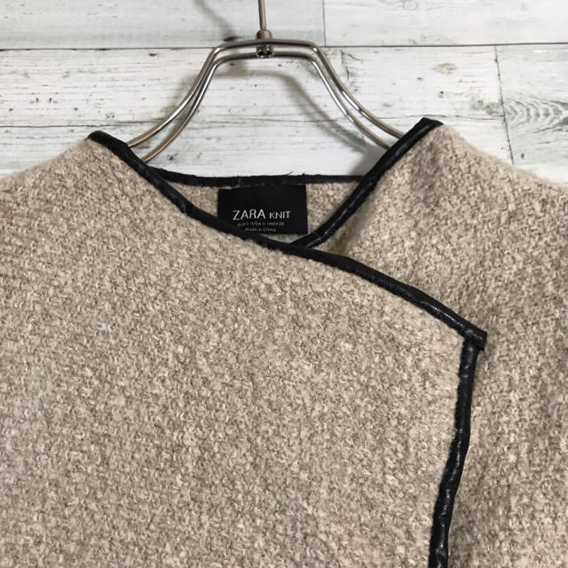 ZARA(ザラ)のused ZARA ザラ　ニットコート　カーディガン レディースのジャケット/アウター(ニットコート)の商品写真