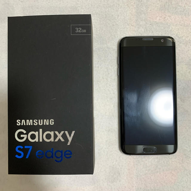 スマホ/家電/カメラgalaxy s7 edge SIMフリー 32GB black