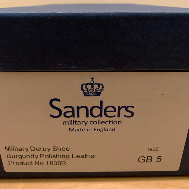 SANDERS(サンダース)の新品 Sanders Military Derby Shoe レディース 5 レディースの靴/シューズ(ローファー/革靴)の商品写真