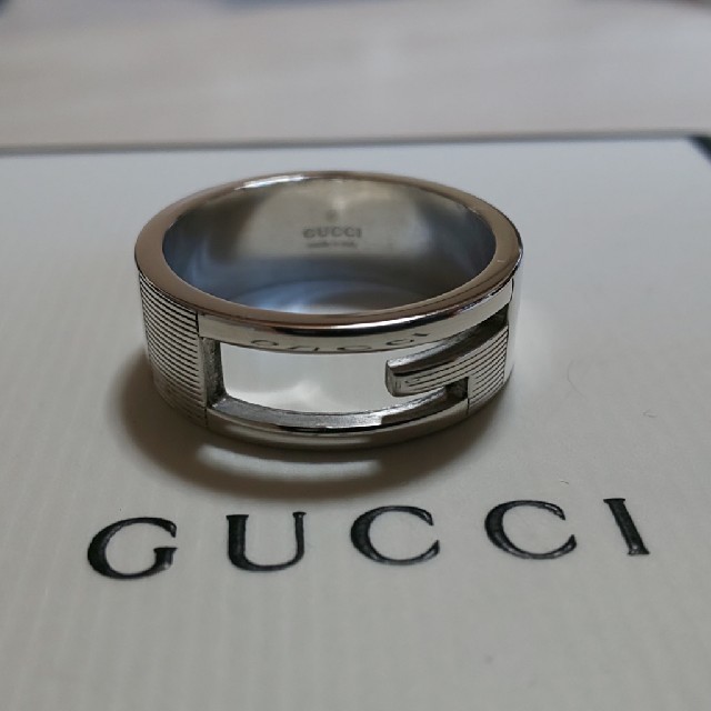 Gucci(グッチ)の23号表記　GUCCI　Gリング　ブランデット　リング　指輪 22号 メンズのアクセサリー(リング(指輪))の商品写真