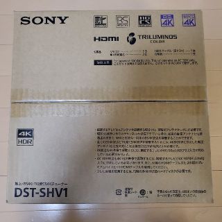 ソニー(SONY)のSONY 4Kチューナー DST-SHV1(その他)