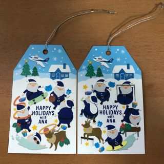 エーエヌエー(ゼンニッポンクウユ)(ANA(全日本空輸))のHAPPY HOLIDAYS  with ANA メッセージカード(ノベルティグッズ)