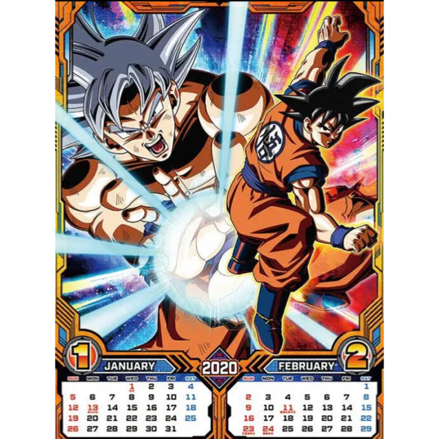 ドラゴンボール(ドラゴンボール)の東映 ドラゴンボール Dragon Ball カレンダー 2020 新品未開封 インテリア/住まい/日用品の文房具(カレンダー/スケジュール)の商品写真