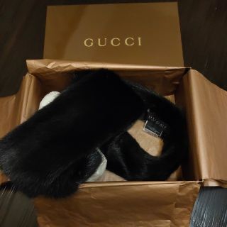 Gucci - 限定値下定価30万弱GUCCIミンクファー 男女兼用マフラーの通販
