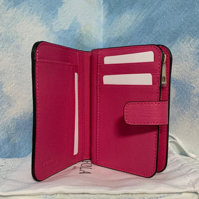 Furla(フルラ)の新品フルラ バビロン 二つ折り財布 BABYLON S ピンク 正規品 レディースのファッション小物(財布)の商品写真