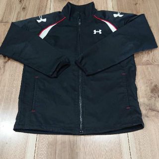 アンダーアーマー(UNDER ARMOUR)のアンダーアーマー☆ジャージ☆ナイロンジャケット☆YMD☆ブラック☆140(ジャケット/上着)