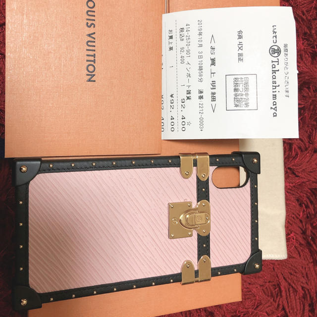 LOUIS VUITTON - 最終値下げ！！ヴィトン アイトランク ローズピンク iPhoneX ＸSの通販