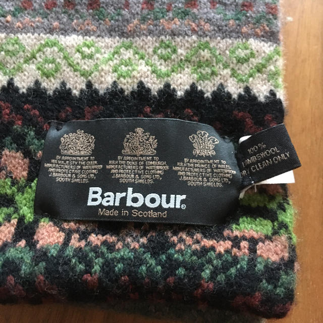 Barbour(バーブァー)のBarbour バブアー　100%Lambswool マフラー メンズのファッション小物(マフラー)の商品写真