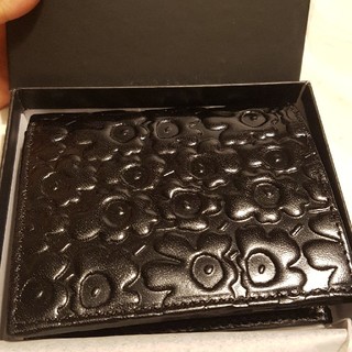 マリメッコ(marimekko)のMarimekko 財布 ブラックkatri(財布)