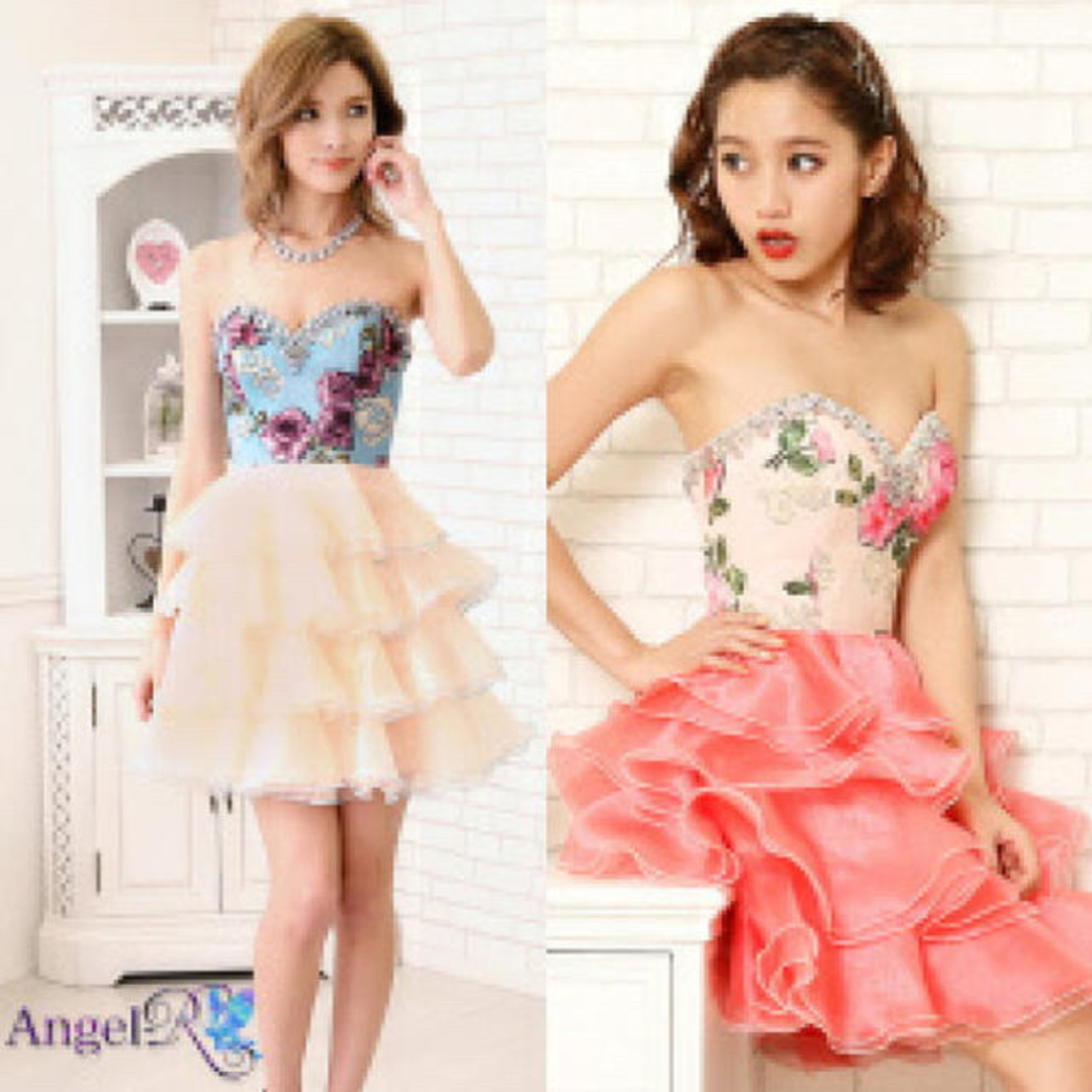 AngelR(エンジェルアール)のドレス　ミニ　キャバ　ANGELR 高級ドレス　ベアドレス　値下げしました レディースのフォーマル/ドレス(ミニドレス)の商品写真