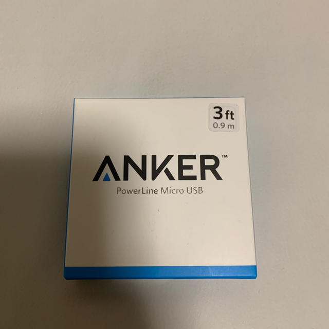 アンカー Anker PowerLine MicroUSBケーブル スマホ/家電/カメラのスマートフォン/携帯電話(バッテリー/充電器)の商品写真
